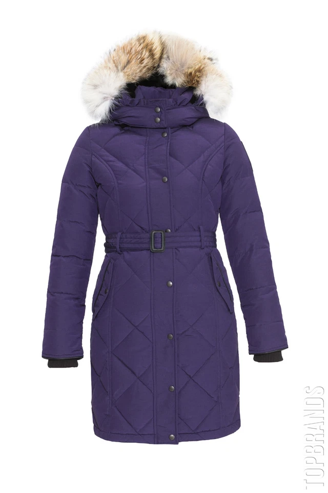 Chaqueta parka Goose Arctic Bay Kimberly plumón hecha en Canadá púrpura precio de venta sugerido por el fabricante 1445 $ Foto 3 de 4