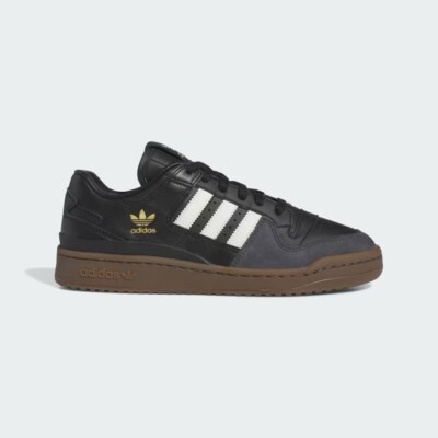 Size 10.5- Adidas Originals Men's Forum 84 Low CL Shoes, Core Black/Ivory/Gum.
