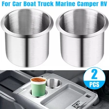 Universal Stainless Steel Cup Drink Holders for Car Boat Truck Marine Camper RV