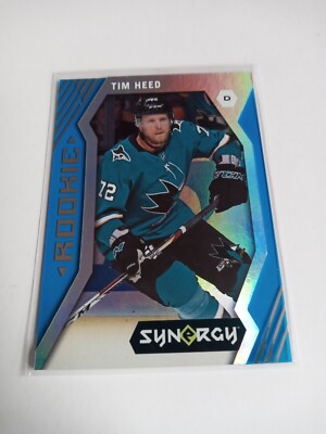 2017-18 Upper Deck Synergy Tim Heed Blue Rookie #56 Parallel San Jose Sharks