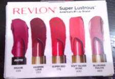 NEW 5 pack REVLON Super Lustrous muti finish lipsticks 460 430 775 777 025