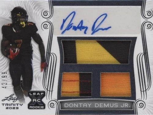 2023 Leaf Trinity Dontay Demus #TA-DDJ