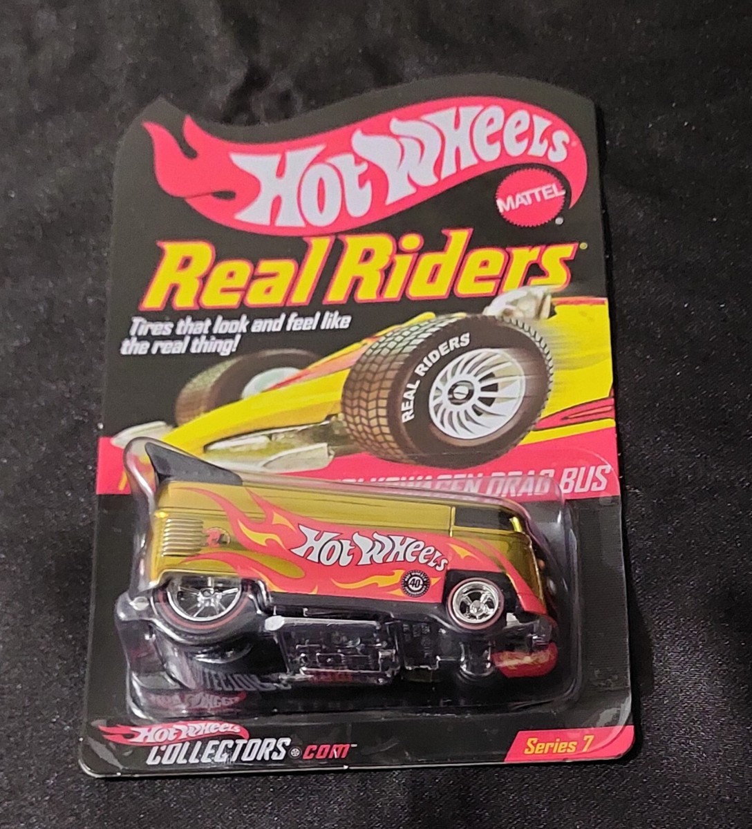 ミニカー Hot Wheels Real Riders VW Bus Hot Wheels Real Riders Red Line Club Volkswagen Drag Bus