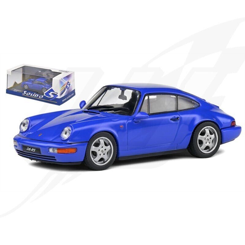Porsche 964 RS 1992 bleu miniature 1/43 Solido 4312901