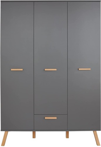 Babyzimmer Mats komplett 3-teilig in grau mit viel Stauraum - Bild 4 von 11