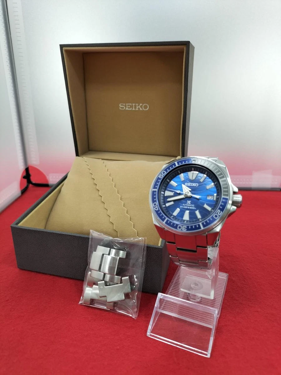 Seiko SRPD23K1 Save Great White Shark Samurai Men&#039;s Watch | eBay