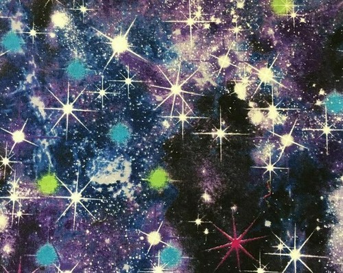 Universe Sparkle Face Mask.Pleated.Reuse.Cotton. - Picture 3 of 4