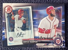 Nothing But:Bryce Harper topps, Bowman. 2017-2022 base & Insert. Mint