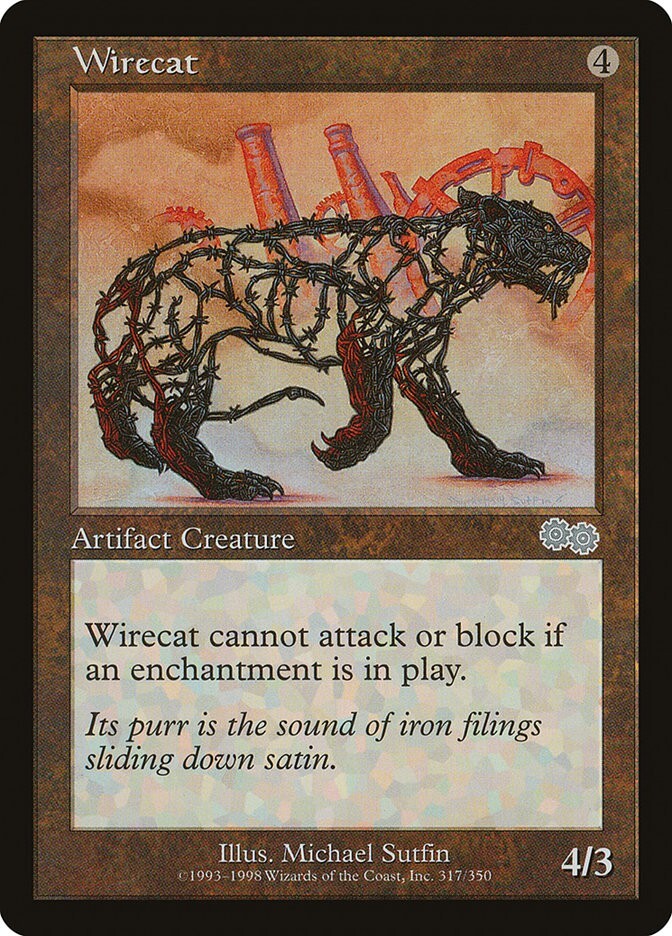 Urza's Saga Wirecat MTG Magic the Gathering NM