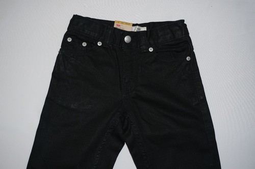 NWT LEVI'S slim fit jean BOY size 10 reg Black - Picture 2 of 11