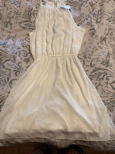 abercrombie white dress