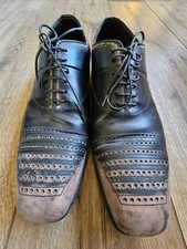 PRADA Made in Italy salvage style Oxford SHOES - Size 7 1/2 US