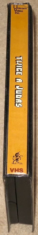 TWICE A JUDAS Klaus Kinski UNICORN VIDEO Spaghetti Western U.S. VHS (1968) - Image 2 of 4