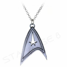 STARFLEET COMMAND HALSKETTE / NECKLACE USS ENTERPRISE NCC-1701 KIRK SPOCK UHURA