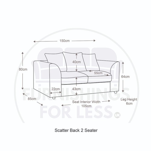 Casper Beige Corner Sofa L Shaped Chenille Fabric Left Right 3 & 2 Seater Modern - Picture 16 of 23