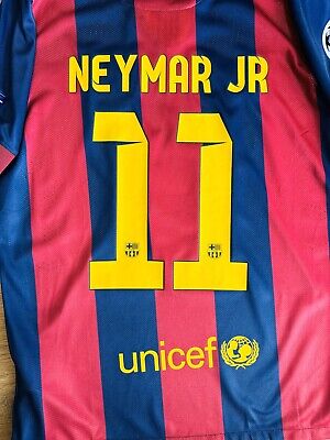 FCバルセロナ ナイキ NIKE ユニホーム L NEYMAR JR #11 Neymar Jr Jersey #11 Barcelona UEFA Final Soccer Jersey | eBay