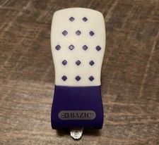 Bazic Mini Stapler, Uses Standard Staples, Purple White, Stocking Stuffer