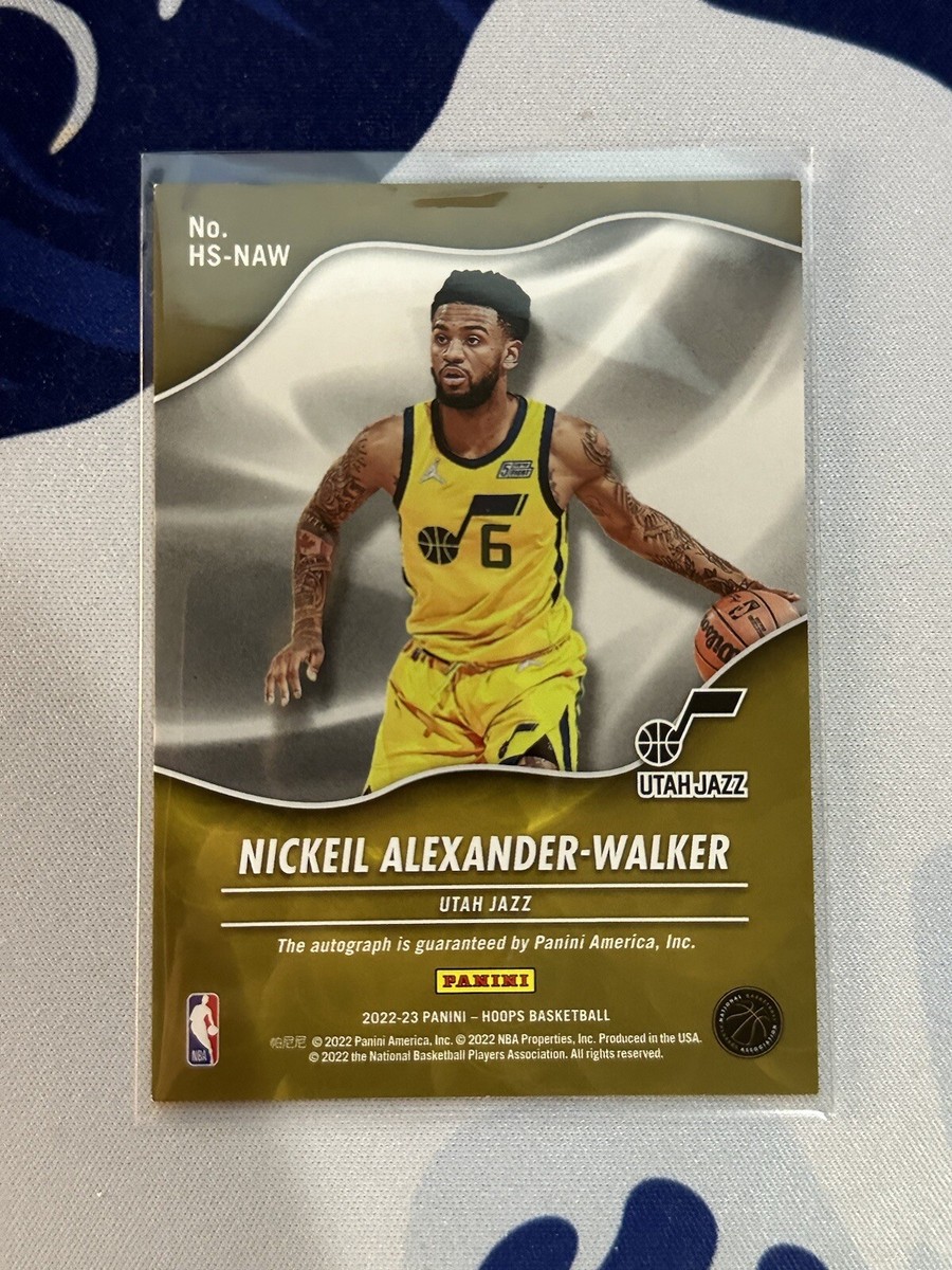 Nickeil Alexander-Walker 2022 NBA Hoops Hot Signatures Auto #HS