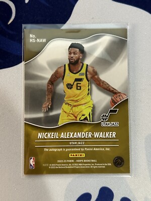 Nickeil Alexander-Walker 2022 NBA Hoops Hot Signatures Auto #HS 