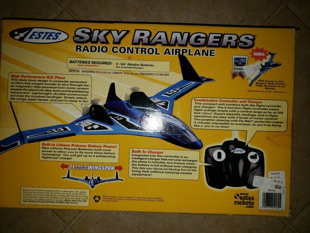 estes sky rangers radio control airplane
