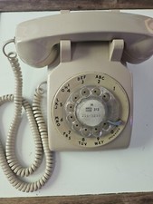 Vintage Bell System by Western Electric Beige Cream Rotary Dial Desktop Phone