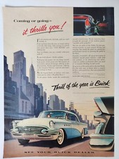 Buick Special Vintage 1955 Car Ad Magazine Print GM General Motors