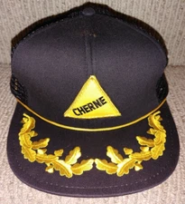 Vintage CHERNE Industries Foam Mesh Trucker Cap Hat Snapback One Size 