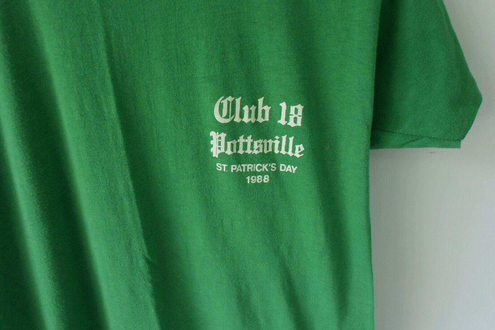 VTG 80s St. Patrick's Day T-Shirt Sz M 18 Pub 18 … - image 5