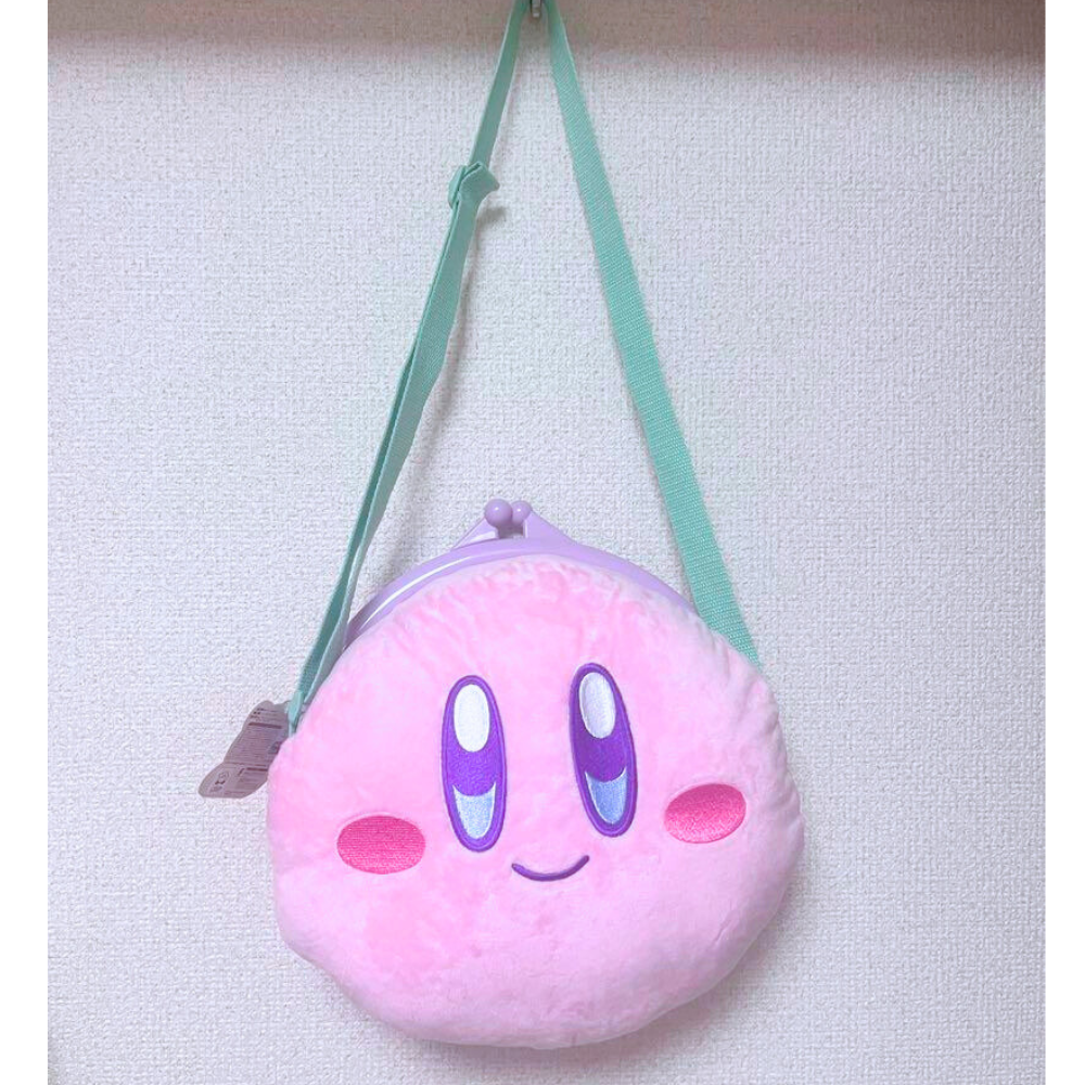 new] Nintendo Kirby of the Stars BIG Gamaguchi Pochette Clasp Bag