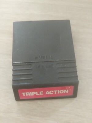 VINTAGE 1979 Game - Intellivision - ''TRIPLE ACTION'' by Mattel ~ bin420