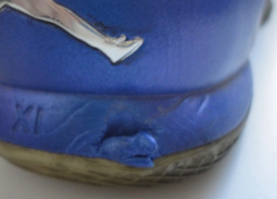 Туфли мужские Nike Air Melo 11 M11 Carmelo Anthony белые/синие (716227-105) размер 13 - Изображение 4 из 4