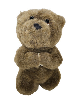 Gibson Greetings Bearing Blessings Bear Plush Brown Praying 10'' Vintage 1996