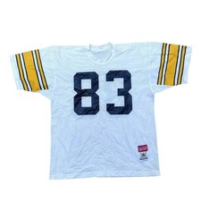 Pittsburgh Steelers Louis Lipps #83 Size L Mesh Print Sand Knit Jersey 1980's