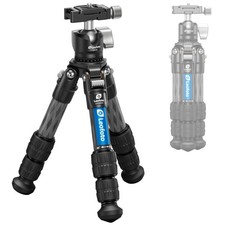LEOFOTO Carbon Fiber Travel Tripod with 360 Ball Head, Max Load 22LB