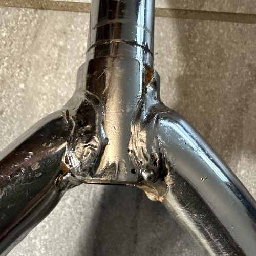 Vintage BMX Fork 20 1 in Threaded Old School BMX Chrome OG 70’s 80’s Unknown - Picture 17 of 18