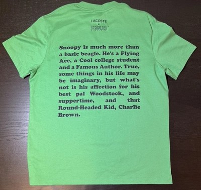 Lacoste x Peanuts Snoopy T-Shirt Green Men