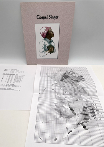Menge 7 Afroamerikanische Kreuzstich Designs Muster Neu #3 - Bild 8 von 9