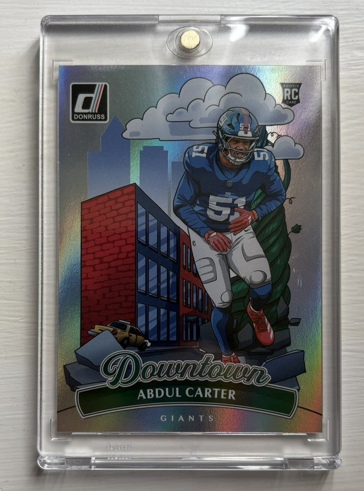 2025 Panini Donruss Optic Downtown Abdul Carter RC #20 New York Giants