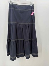 Pre-Owned Veronica Beard Navy Size Small Maxi Skirt