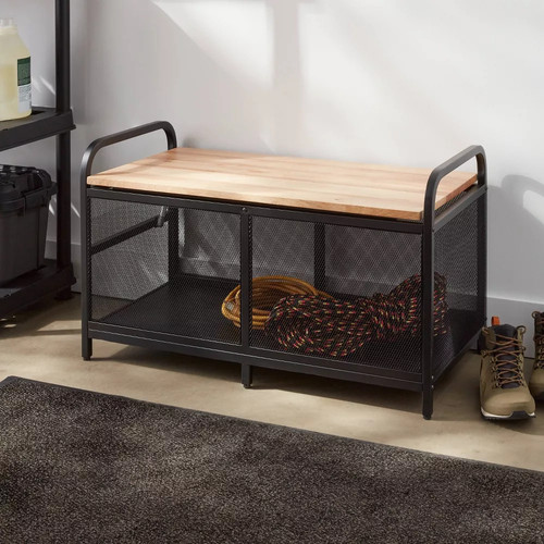 Metal Storage Bench - Brightroom - Picture 2 of 3