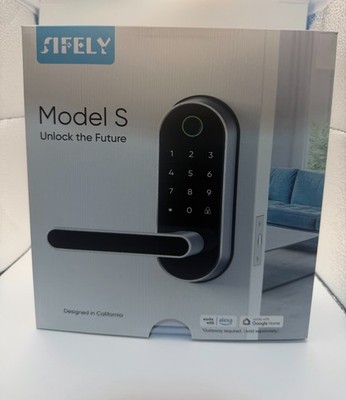 Sifely Model S Smart Electronic Door Lock -Silver Color- *NEW IN BOX*