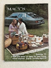 1971 Macys 39 Page Catalog Jensen Healey On The Cover