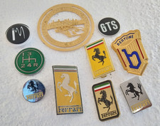 Ferrari Pin Collection Lot_Vintage_Bertone Emblem Badge_Historic Races Badge