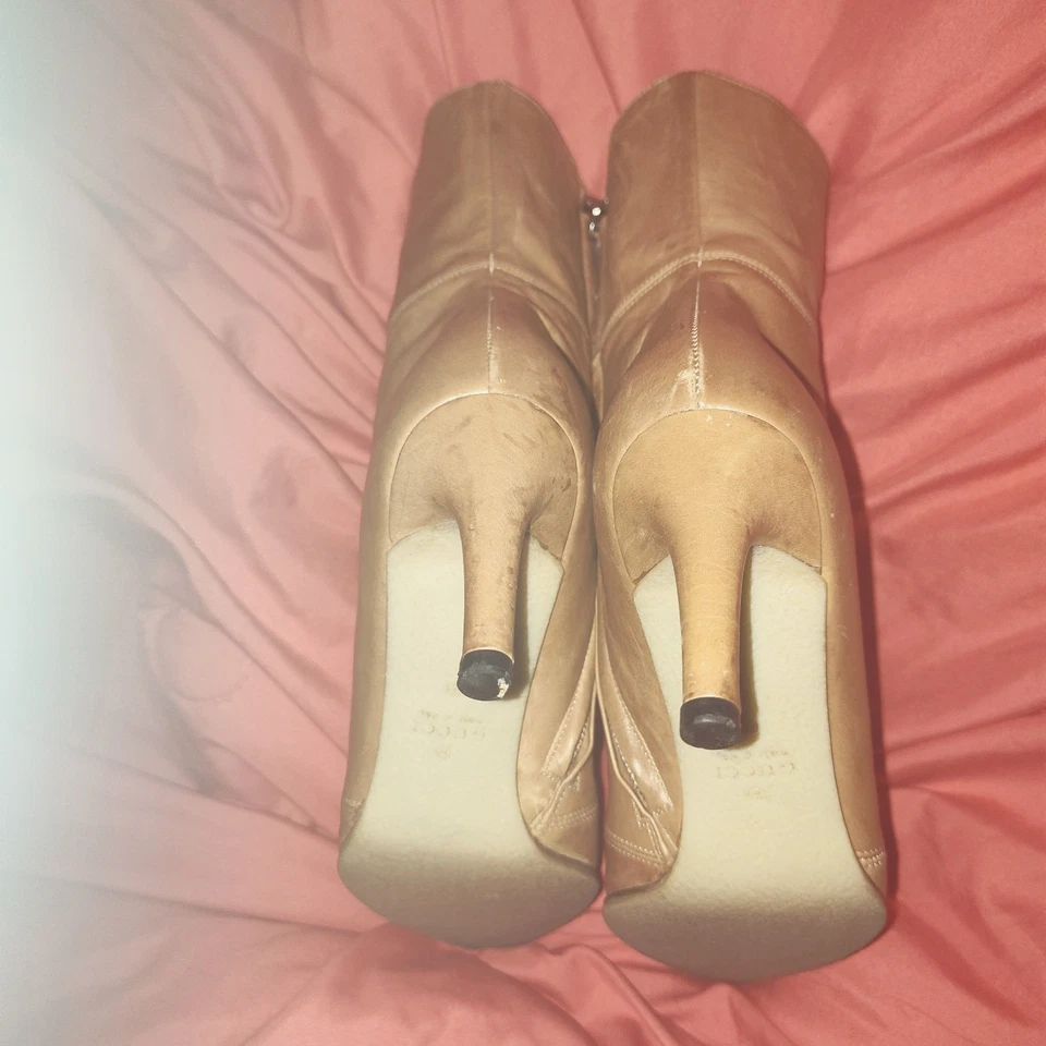 Botas de cuero para mujer Gucci talla 6 B Foto 3 de 4