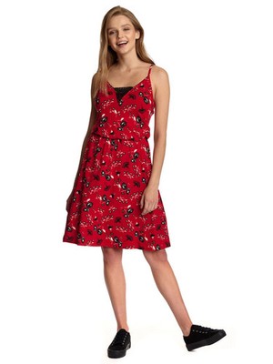 Vive Maria   RED SUMMER Dress Kleid rot Spaghetti Träger