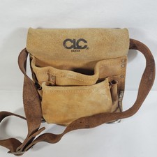 CLC Custom Leathercraft 1823X Suede Leather Tool Pouch with Belt 10 Pocket