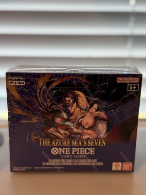 OP-14 One Piece Sealed Trading Cards The Azure Seas Seven