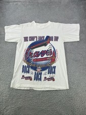 Vintage 1993 Atlanta Braves Back to Back NL Western Division Champions T-Shirt