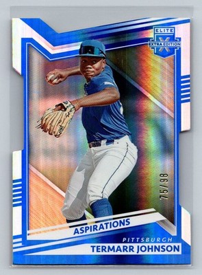 2022 Panini Elite Extra Edition #4 Termarr Johnson Aspirations Die Cut #/98