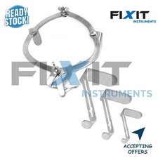 Retractor abdominal O'sullivan-o’Connor con 3 hojas intercambiables grandes